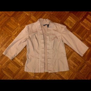 🌷3/$30 Additions by Chico’s Khaki Tan Jacket sz 0